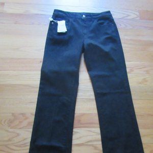 New w Tags, Armani Collezioni Reg Fit, Straight Leg J79 Black Denim Jeans Sz 27